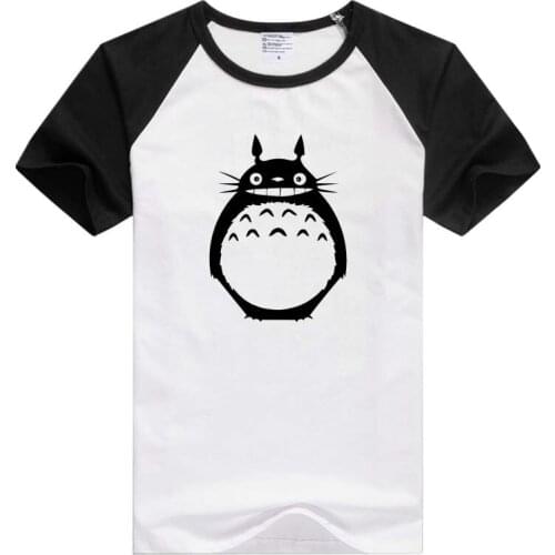 Anime Tototro Clipart silhouette short sleeve casual Men/Women T-shirt Comfortable Tshirt Cool GA309