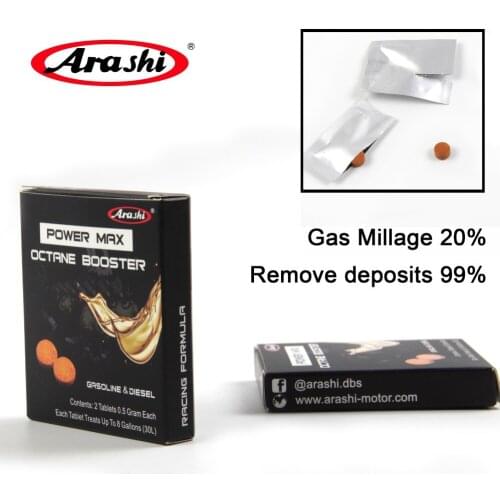 ARASHI Gasoline Injector Octane Booster Gas Additive Motorcross Engine Cleaner Removal For HONDA CB400 CBF900 Hornet CBR600F