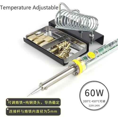 Edge ironing machine leather electric ironing head leather DIY tool oil edge repairing electric hot edging machine edge holder