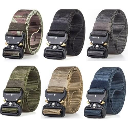 Outdoor tool Adjustable Military Tactical Nylon Belt Straps Adventure Hunting Combat Safety Multifunctional Training Waist belt