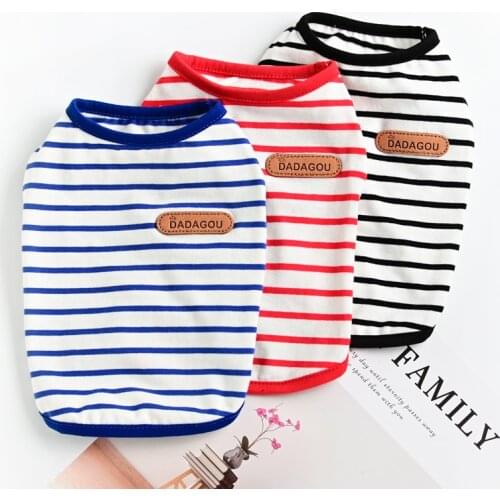 Dog Vest Clothes Spring Summer Pets Outfits Cooling Clothes for Small Dogs Pet T shirt Soft Puppy Dogs Clothes Shirts 086