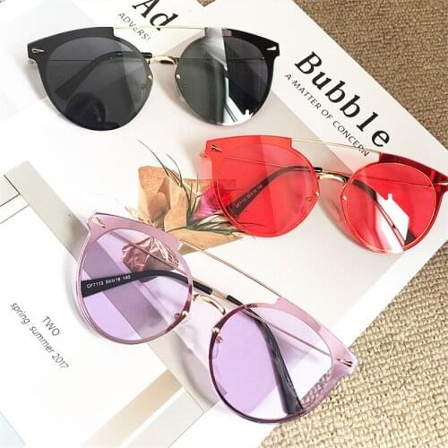 Fashion Cat Sunglasses Original Brand Sunglasses Women Shades Female Elegant Design Eyewears clear lens sunglasses FML