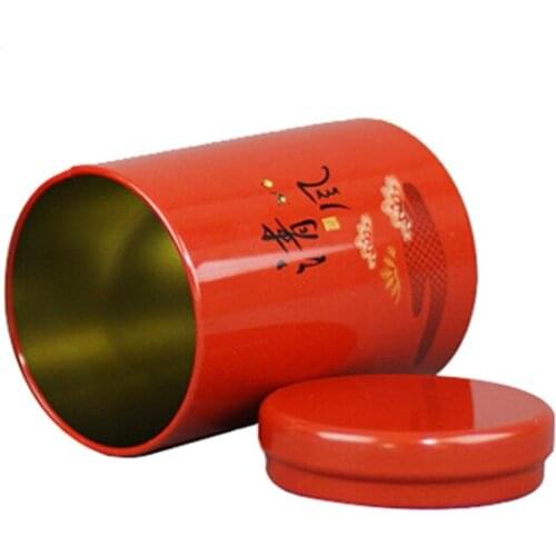 Xin Jia Yi Packaging Dessert Cake Food Source Round Gold Tinplate Cans