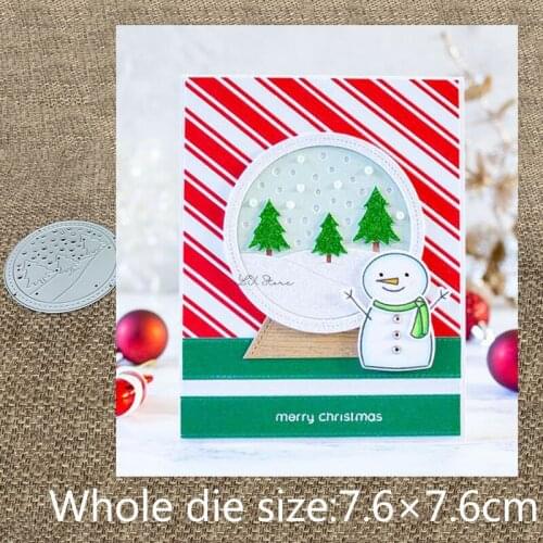 XLDesign Craft Metal Cutting Dies stencil mold Winter Scene decoration scrapbook Album Paper Card Craft Embossing die cuts