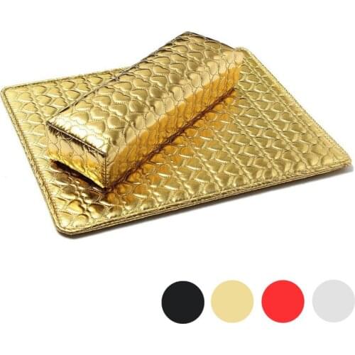 1 Set PU Leather Washable Nail Art Hand Rest Pillow Arm Rest Cushion Holder And Pad Manicure Salon Sets Accessories Tool