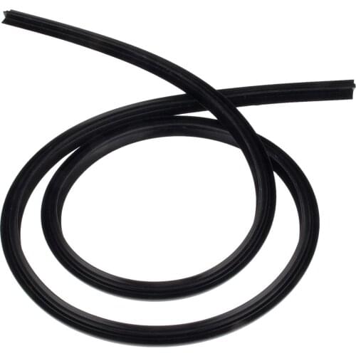 1Pc 1.6m/5.25ft Auto Sealing Strips Car Dashboard Windshield Waterproof Noise Soundproof Anti-Dust Seal Strip Trim Black Color