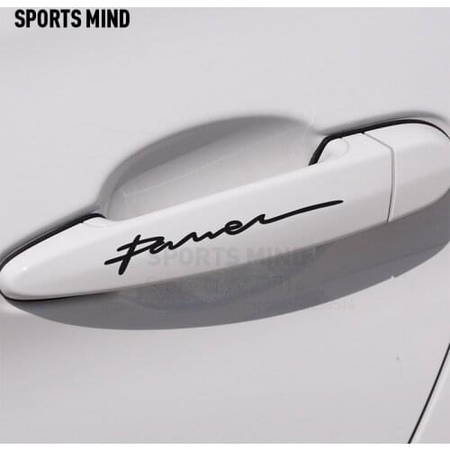 10 Sets Power Door Handle Car Stickers For bmw honda audi mercedes volkswagen toyota ford renault seat nissan opel accessories