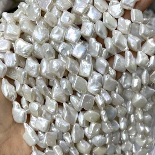 100% Natural Irregular Diamonds Baroque Pearl Beads For Jewelry Making DIY Bracelet Necklace Earrings Material