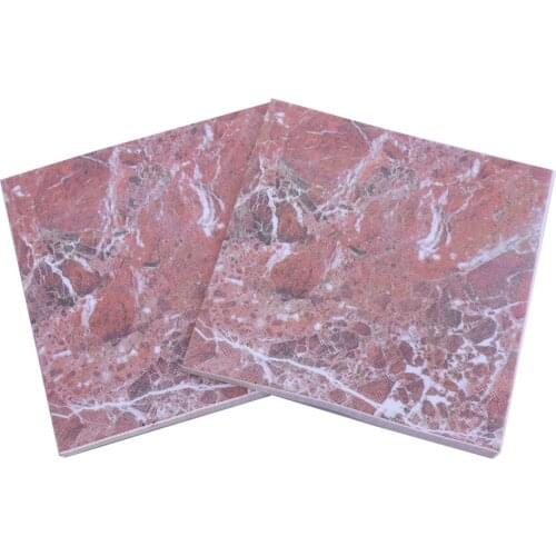 33*33cm 20pcs/lot Marble Pattern Paper Napkin Color Printed Brown Floor Tile Birthday Party Decor Paper Towel Restaurant Decor