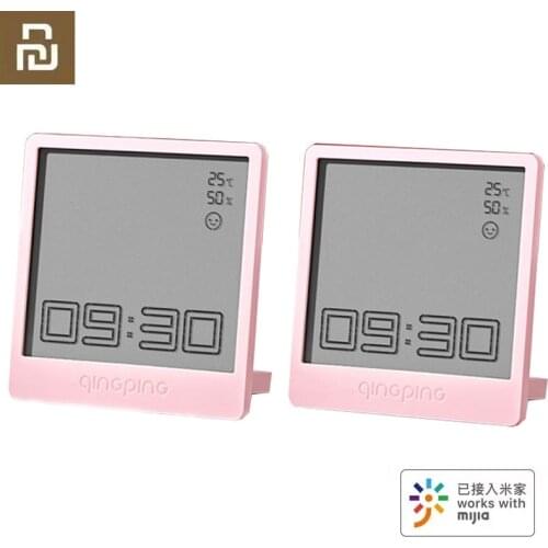 Youpin QINGPING Bluetooth Alarm Clock Pomodoro Timer Temperature Humidity Sensor Multifunctional Clock Connect For Mi home APP