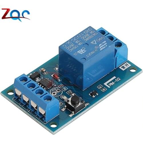 DC 12V Bond Bistable Relay Module Car Modification Switch Start Stop Self-Locking 828 Promotion Board