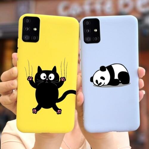 For Samsung Galaxy A51 5G Case SM-A516F A516B Silicone TPU Soft Cute Cartoon Back Cover For Samsung A51 A 51 5G Phone Cases Bags