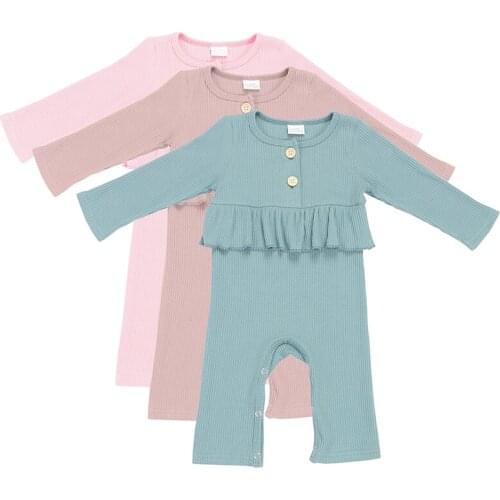 Kaiya Angle Baby Romper Spring Autumn 2Pcs Casual New Fashion Outfits Solid New Baby Clothes Long Sleeve Tops 2020 Boutique Sets