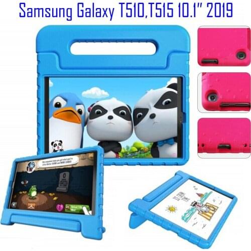 Kids Shockproof EVA Foam Handle Tablet Case Cover For Samsung Galaxy Tab 10.1"inch 2019 T510 T515