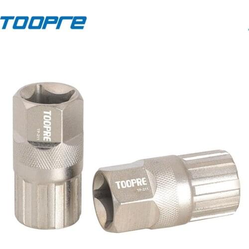 TOOPRE Bike Light 55g 6/7/8/9/10/11S Multiple Freewheel Sleeve Iamok Rotary Flywheel Tool for SHIMANO MF-TZ500-7 Bicycle Parts