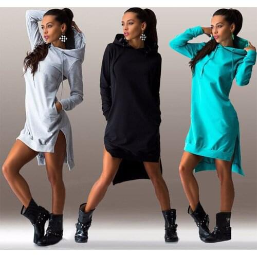 LeFifino Womens Hoodies Dresses