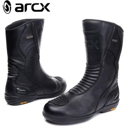 ARCX Motorcycle Waterproof Boots Knee-High Racing Boots Motocross Boots Anti-slip Riding Shoes Motorcycle Cruisier Boots L60505