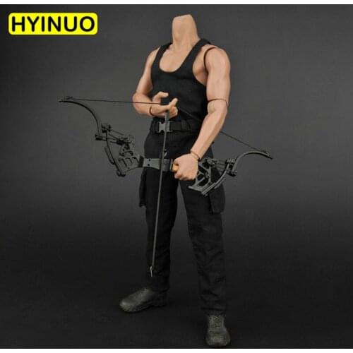 1/6 Scale Men Black Vest Male Combat Pants Boy Battle Suit Vest Clothes Clothing Set For 12" Action Figure Male Body