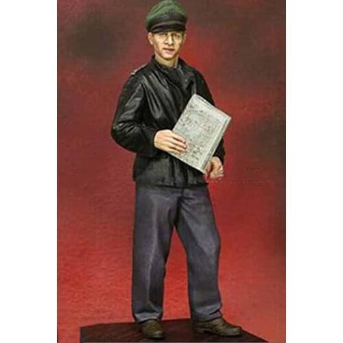 New Unassembled 1/ 16 120mm ancient stand man Figure Resin Kit DIY Toys Unpainted kits