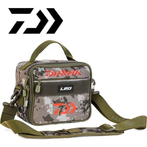 New DAIWA Fishing Bag Outdoor Mens Fishing Reel Fishing Tackle Bag Multifunctional Bait Equipment Storage Bag