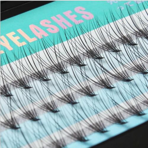 New One Box C Curl Handmade Individual False Eyelashes Natural Long Eyelashes Extension High Quality Hot Sale