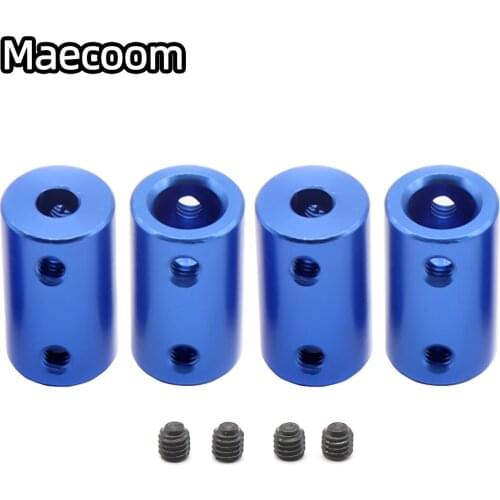 5pc D14L25 Blue Alloy Couple 5mm 8mm Drive Shaft Coupling Pull Coupler Rc Boat Transmission Diy Parts Stepper Motor Accessories