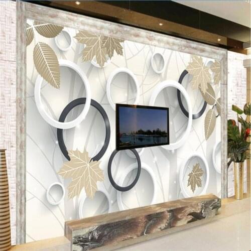 Beibehang Custom photo murals wall stickers aesthetic dream forest 3D TV backdrop wall papel de parede 3d para sala atacado