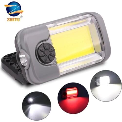 XPG+COB Work Light Built-in Battery USB Charging light Power Bank Rotating Foldable Flashlight Power Display with Magnet Torch