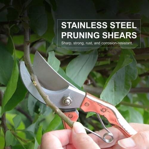Garden Scissors Steel Blade Pruning Shears with Ergonomic Handles Gardening Pruning Scissors Bonsai Cutters Gardening Hand Tool