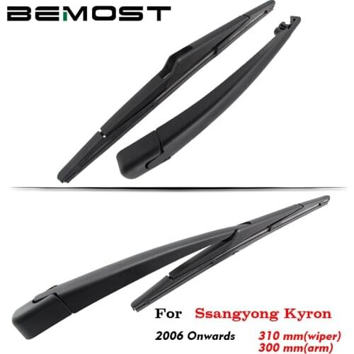 BEMOST Auto Car Rear Windscreen Wiper Arm Blade Natural Rubber For Ssangyong Kyron 310mm 2006 Onwards Hatchback Accessories