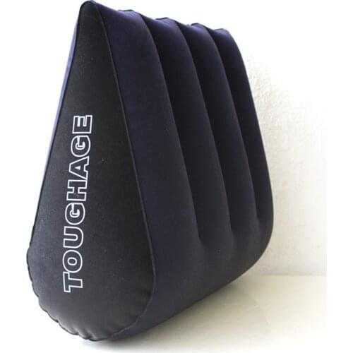 TOUGHAGE Sex Pillow Inflatable Sex Furniture Triangle Erotic Wedge Sex Cushion Sofa Adult Games Sex Toys For Couples