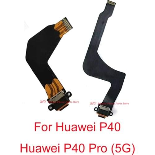 USB Charge Charging Dock Board Port Flex Cable For Huawei P40 Pro P40pro (5G) Charger Board Flex Cable Repair Spare Parts