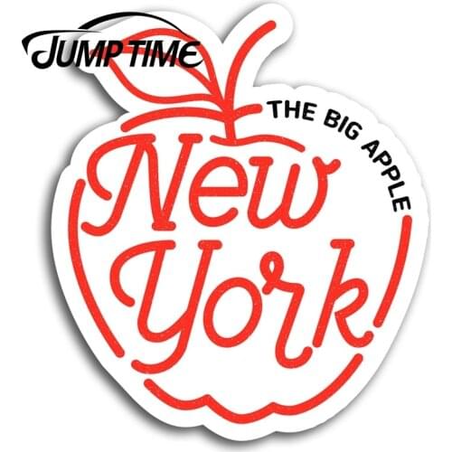 Jump Time for New York Big Apple Vinyl Stickers Sticker Laptop Luggage Gift Camper Window Bumper Motor Decal Car Wrap
