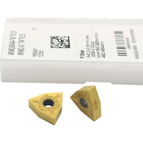 High Quality WNMG080404 TM T9125 Carbide Outer External Turning Tool WNMG 080408 CNC Lathe Tool Free shipping