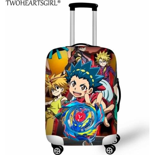 TWOHEARTSGIRL Beyblade Burst Luggage Protective Cover Travel Accessories Suitcase Cover for 18-32 inch Trolley Case Dust Cover