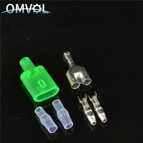 10set automotive motorcycle cable wire connector male + female connectors Terminals