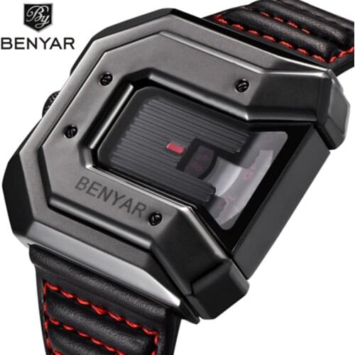 AILANG Men's Watch With Leather Strap