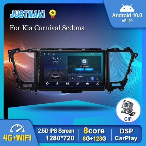 Android 10.0 For Kia Carnival Sedona 2014-2020 Car Radio Stereo Autoaudio BT Multimedia Video Player FM GPS DPS 4G WIFI Carplay