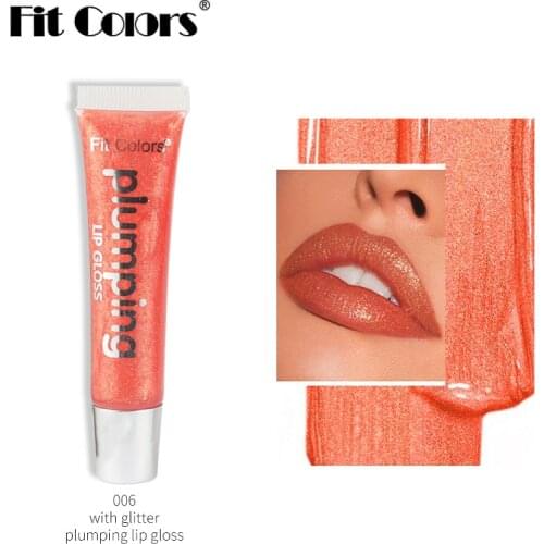 Crystal Jelly Lip Plumper Moisturizer Lip Gloss Shiny Liquid Lipstick Vitamin Clear Lip Oil Anti-Cracking Cosmetics Makeup TSLM2