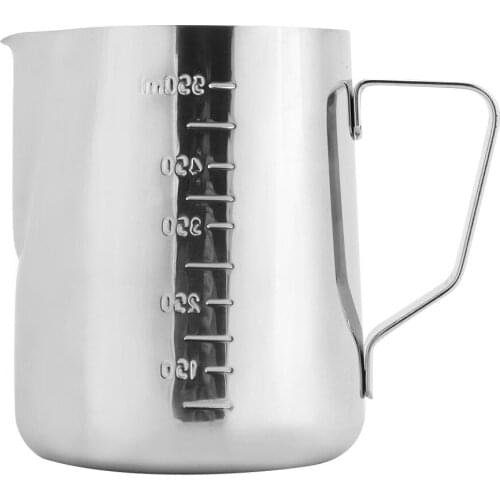 Household Stainless Steel Coffee Frothing Pitcher Pull Flower Cup Milk Frothing Cup 550ml Used In Cafes Restaurants Bars/So On