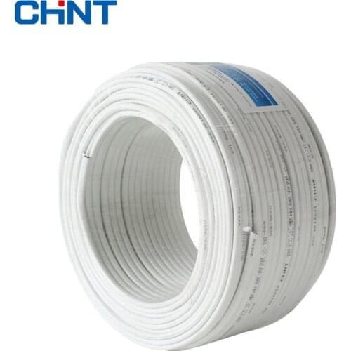 CHNT Wire And Cable Mounted Parallel Flat Copper Wire Three Core Jacket Line BVVB 3 * 1.5 Square 10 Meters