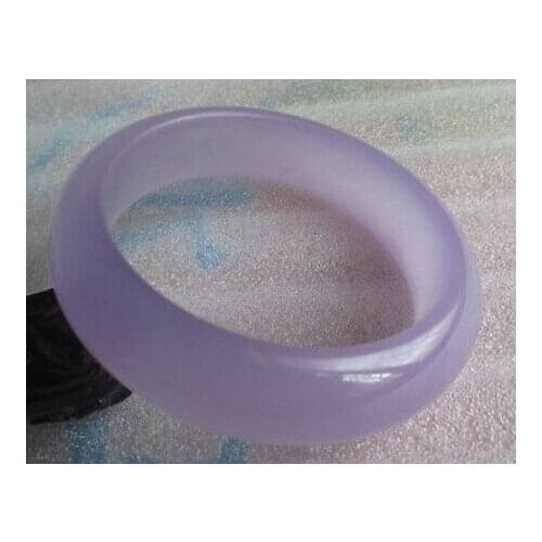 Chinese Fashion Beautiful Purple Lavender Gems Bangle Bracelet 60mm