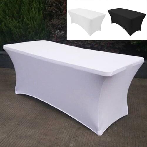 Cocktail High Stretch Hotel Birthday Tablecloth Wedding Table Set Buffet Table Package Tablecloth Decoration 183X76X74cm