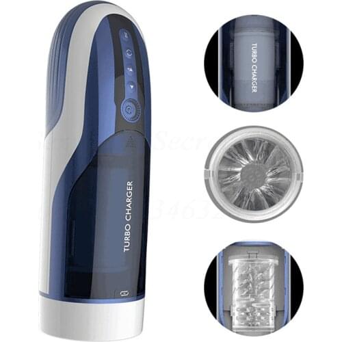 Powerful Automatic Piston Telescopic Rotate Male Masturbator Voice Artificial Vagina Pussy Vibrator Sex Toys For Men Sex Machine