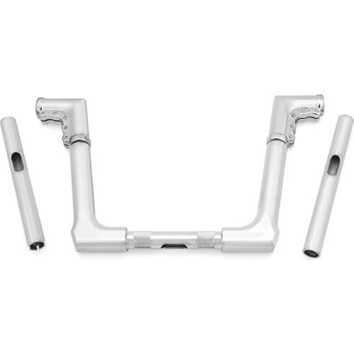 Motorcycle Chrome 10" Fused Ape Hanger Handlebar Seamless Steel Pipe For Harley Most Dyna Softail Sportster XL 883 1200