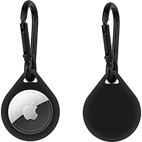 Soft Silicone Case for Airtag Protect Cover Locator Tracker Protective Anti-lost Scratch Device Keychain Shell For Apple Airtags