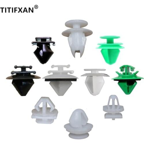 15PCS for Peugeot 207 307 308 408 Citroen Triumph C5 Plastic fastener For Door trim Anti-rub strip protector Buckle clip