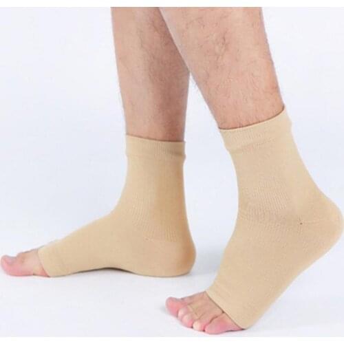 Anti-slip Ankle Support Brace Elastic Compression Wrap Sleeve Sports Relief Pain Foot 1 Pair
