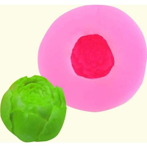 Mould Tool Shape Soap 3D Fondant Rose Flower Craft Candle DIY Silicone Cake Mold