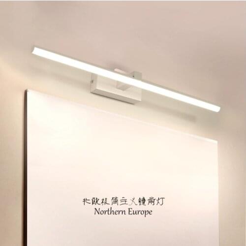 Modern Led Mirror Front Light Wall Lamp Bathroom Toilet Mirror Cabinet Lighting WaterProof anti fog lamps Nordic indoor light